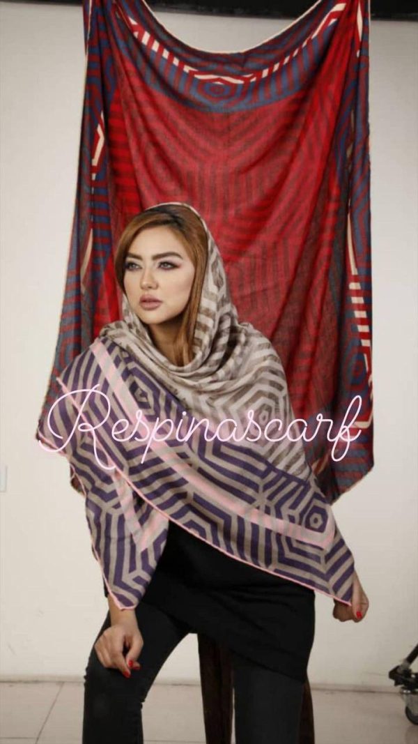 روسری نخی پاییزی لینا