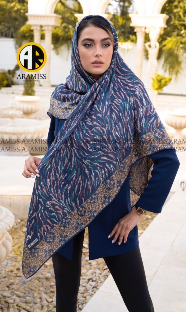 روسری نخی پاییزه کشمیر