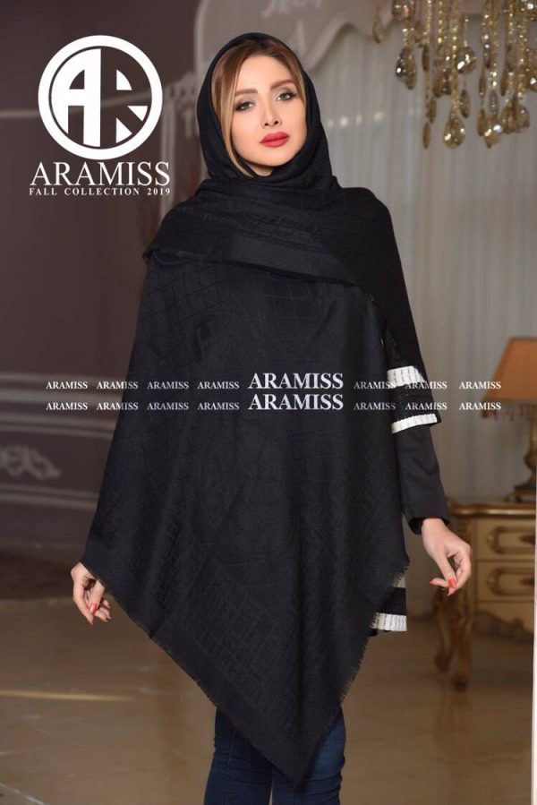 روسری نخی مشکی آرامیس