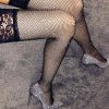 جوراب بالا زانو ژله ای نگین دار کد fz022