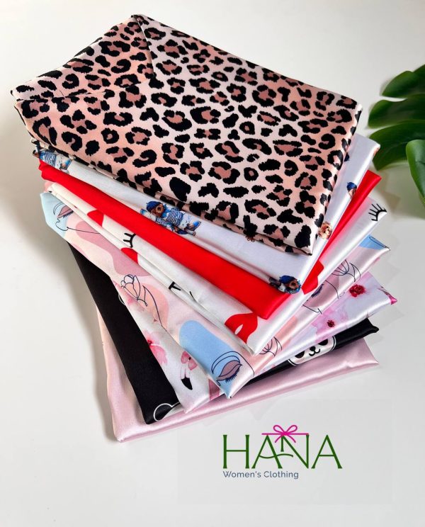 تاپ و شلوارک ساتن هانا