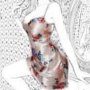 لباس خواب ساتن فانتزی 2420