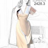 لباس خواب ساتن فانتزی 2428
