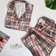 شومیز و شلوار ساتن HANA کد 40919