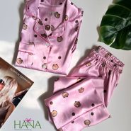 شومیز و شلوار ساتن HANA کد 40919