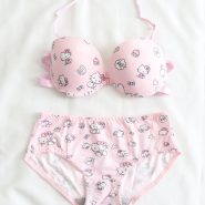 ست شورت و سوتین اسفنجی Kitty کد 21325