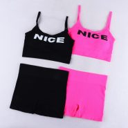 ست نیم تنه شورت سیملس nice 1778