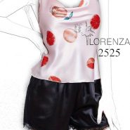 تاپ و شورتک ساتن فانتزی 2525