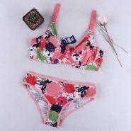 ست شورت و سوتین نخی چاپی پانیذ 9044
