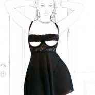 لباس خواب حریر فانتزی 4190