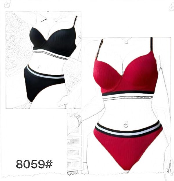 ست شورت سوتین اسفنجی  8059